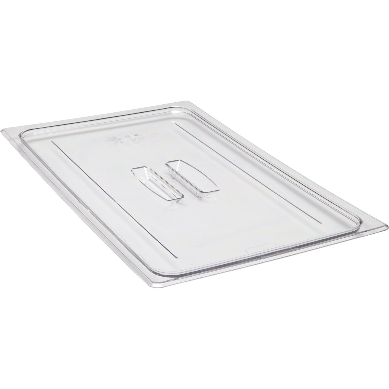 GN-Deckel GN 1/1 530 x 325 mm mit Griff o. Aussparung Copolymer BPA-frei transp. black