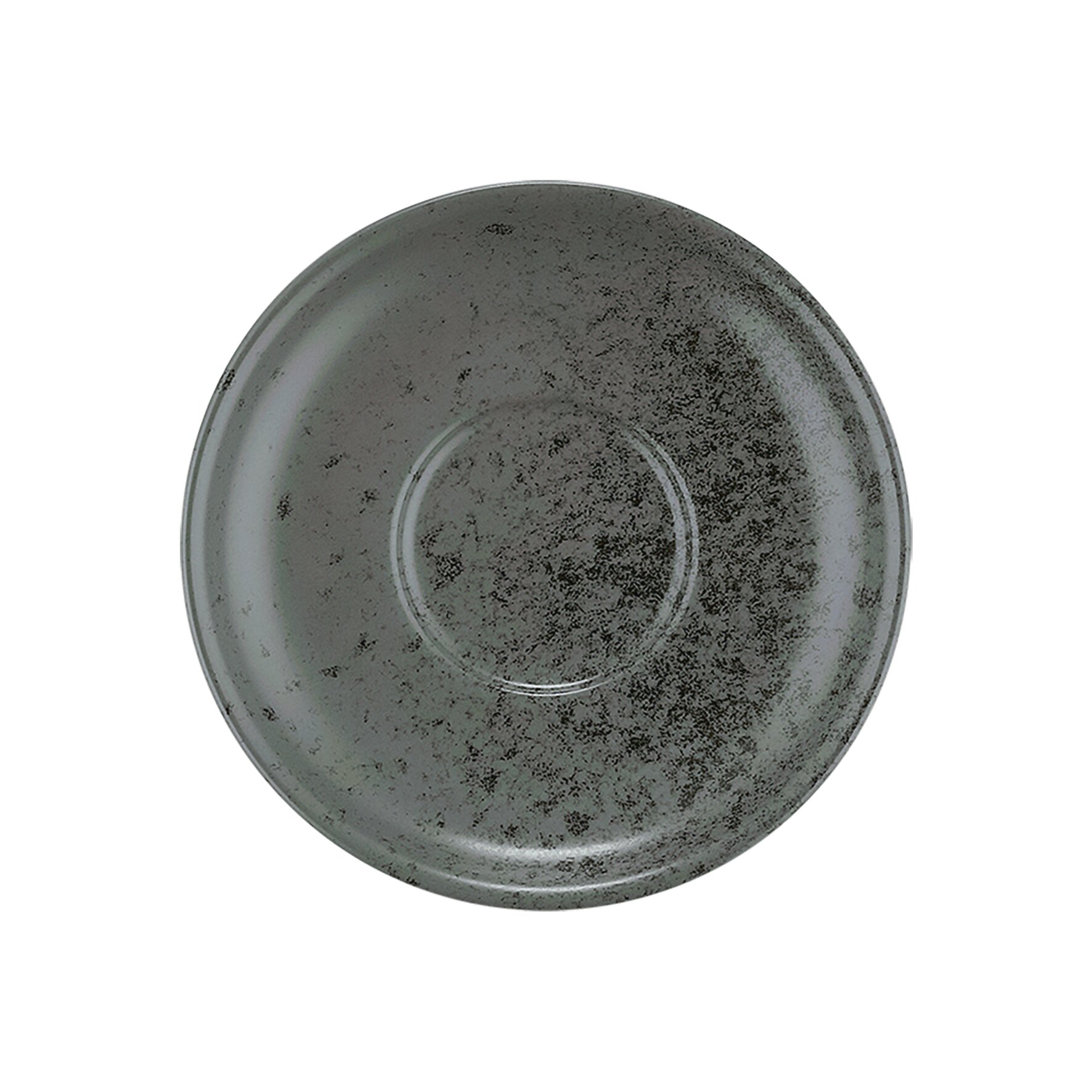 Untertasse rund 141 mm black