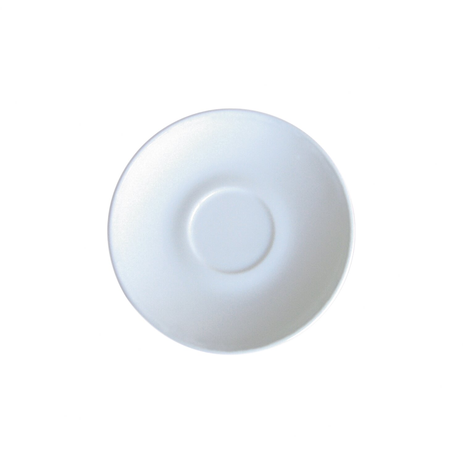 Untertasse 153 mm uni weiß passend zur Tasse 0,25 l