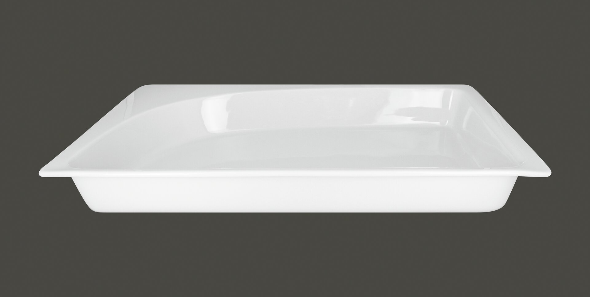 GN-Schale GN 1/1 530 x 325 x 65 mm / 7,30 l plain-white Zamma