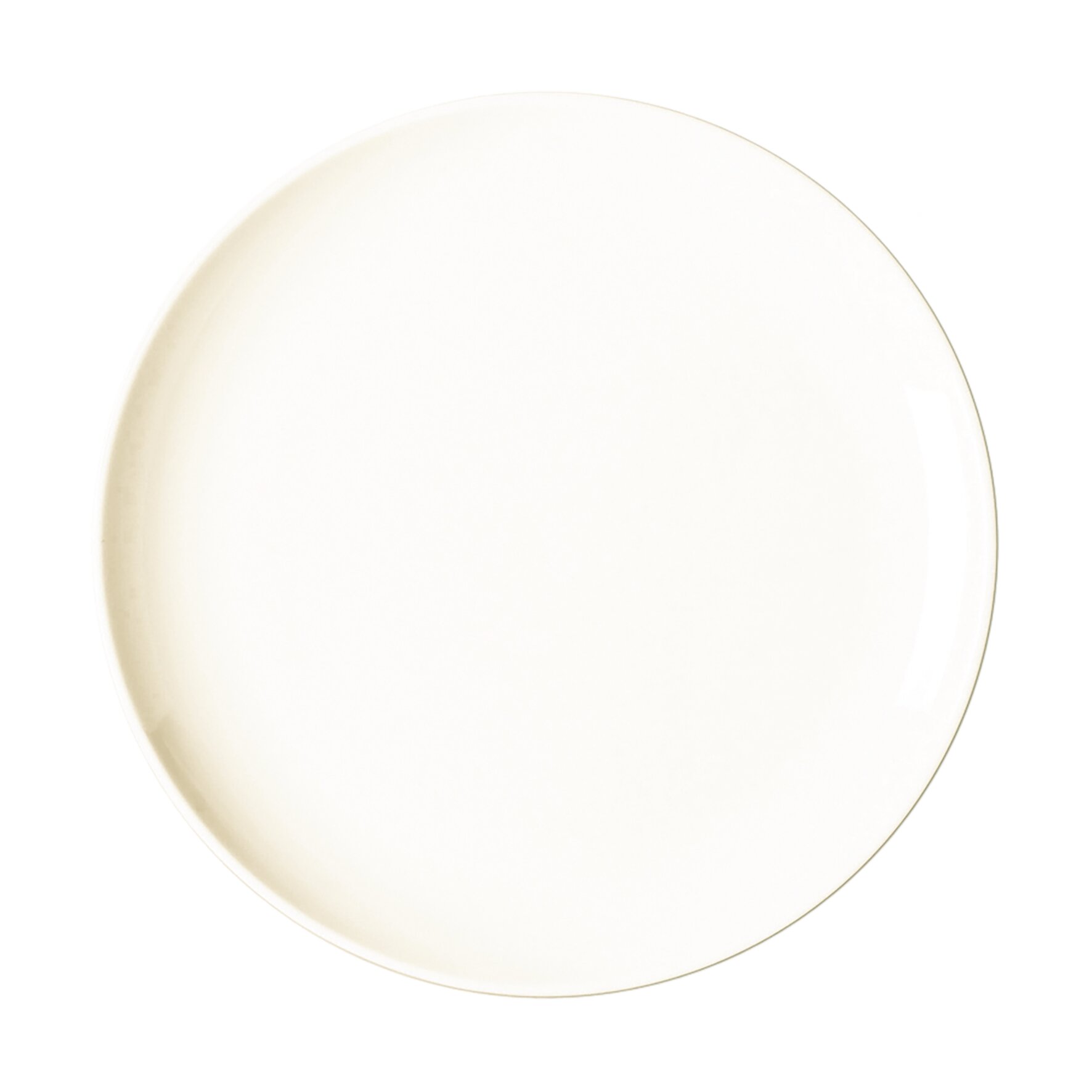 Coupteller flach 290 mm plain-white Nano