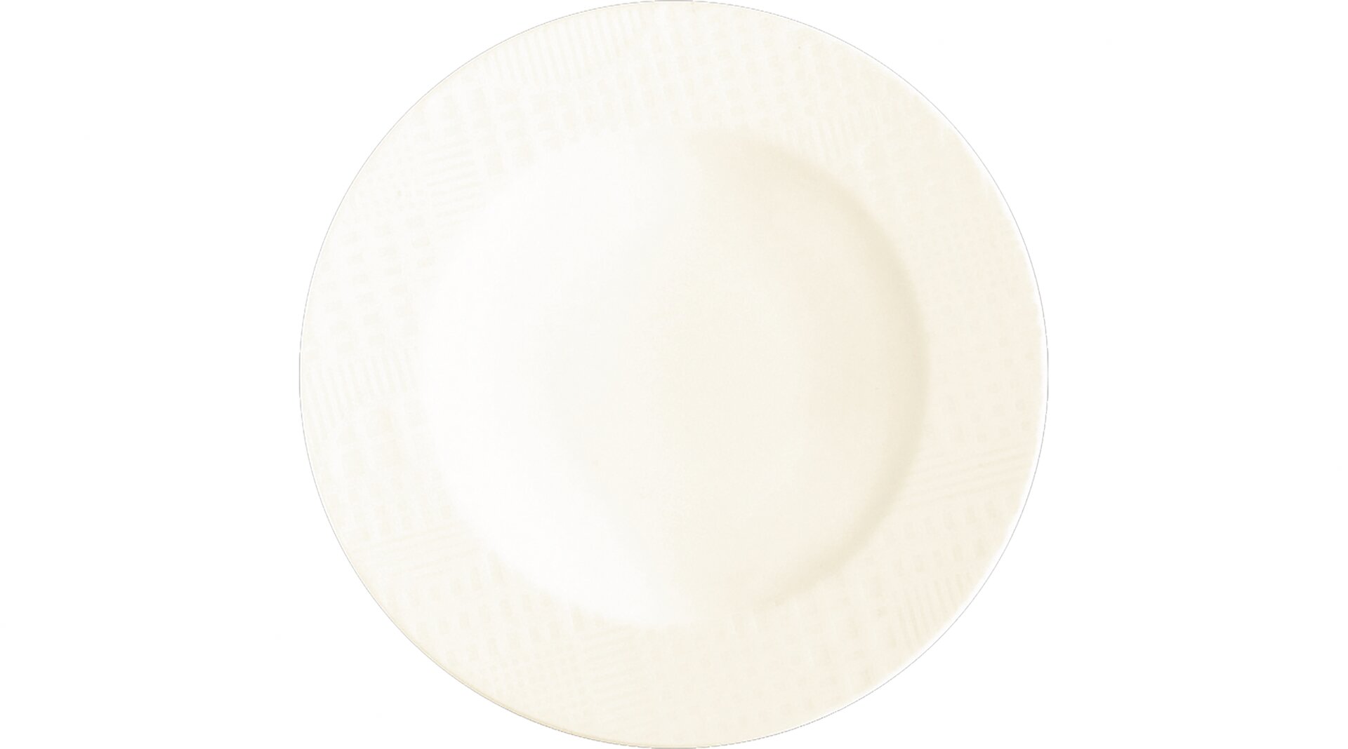 Teller flach 240 mm crème