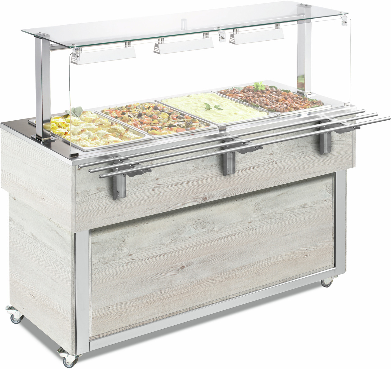 Ausgabe-Element Bain-Marie Wanne 1494 mm GN 4/1 Vollverkleidung Hemlock Ausgabe-Element Bain-Marie Wanne 1494 mm GN 4/1 Vollverkleidung Hemlock