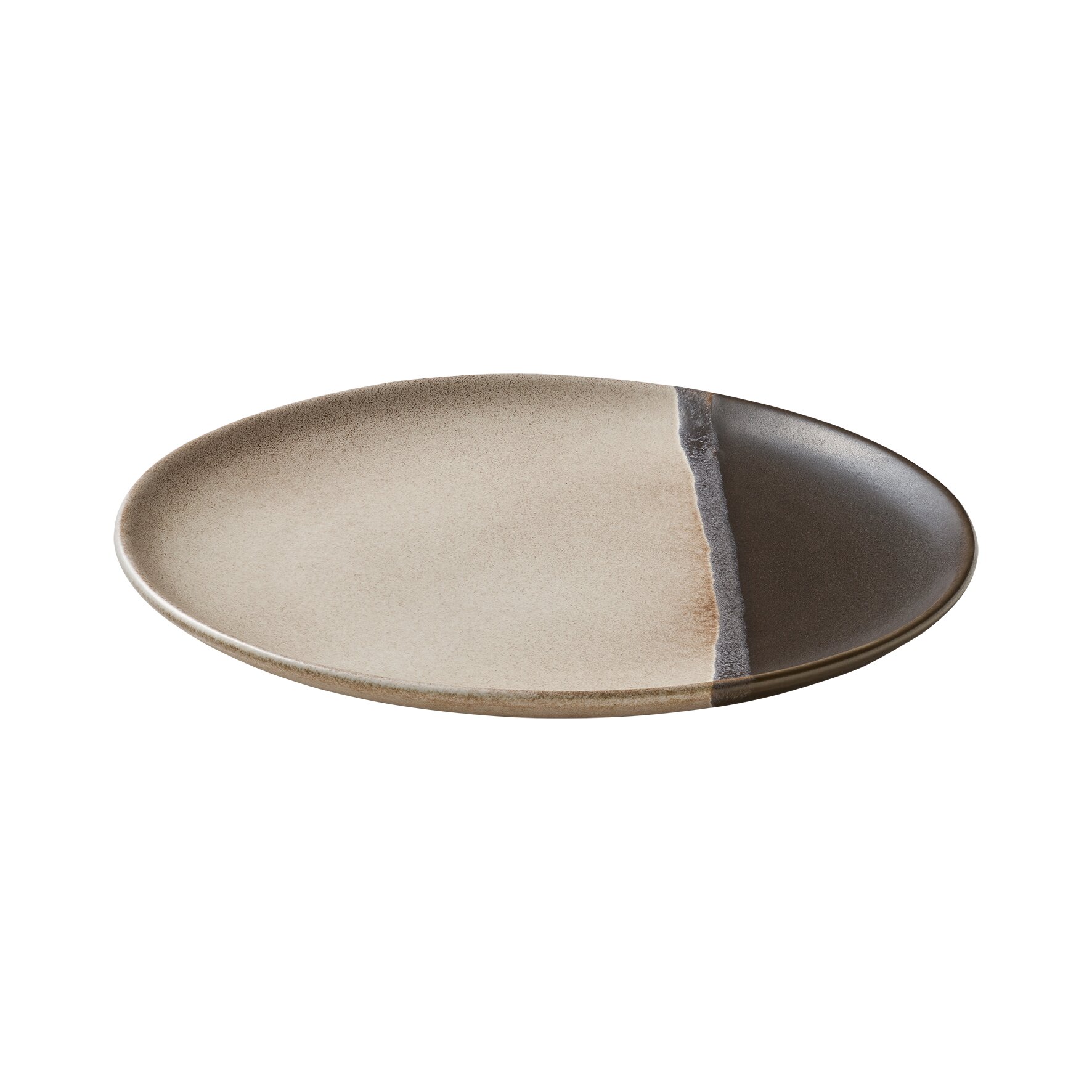 Coupteller flach rund 230 mm schwarz Spot On