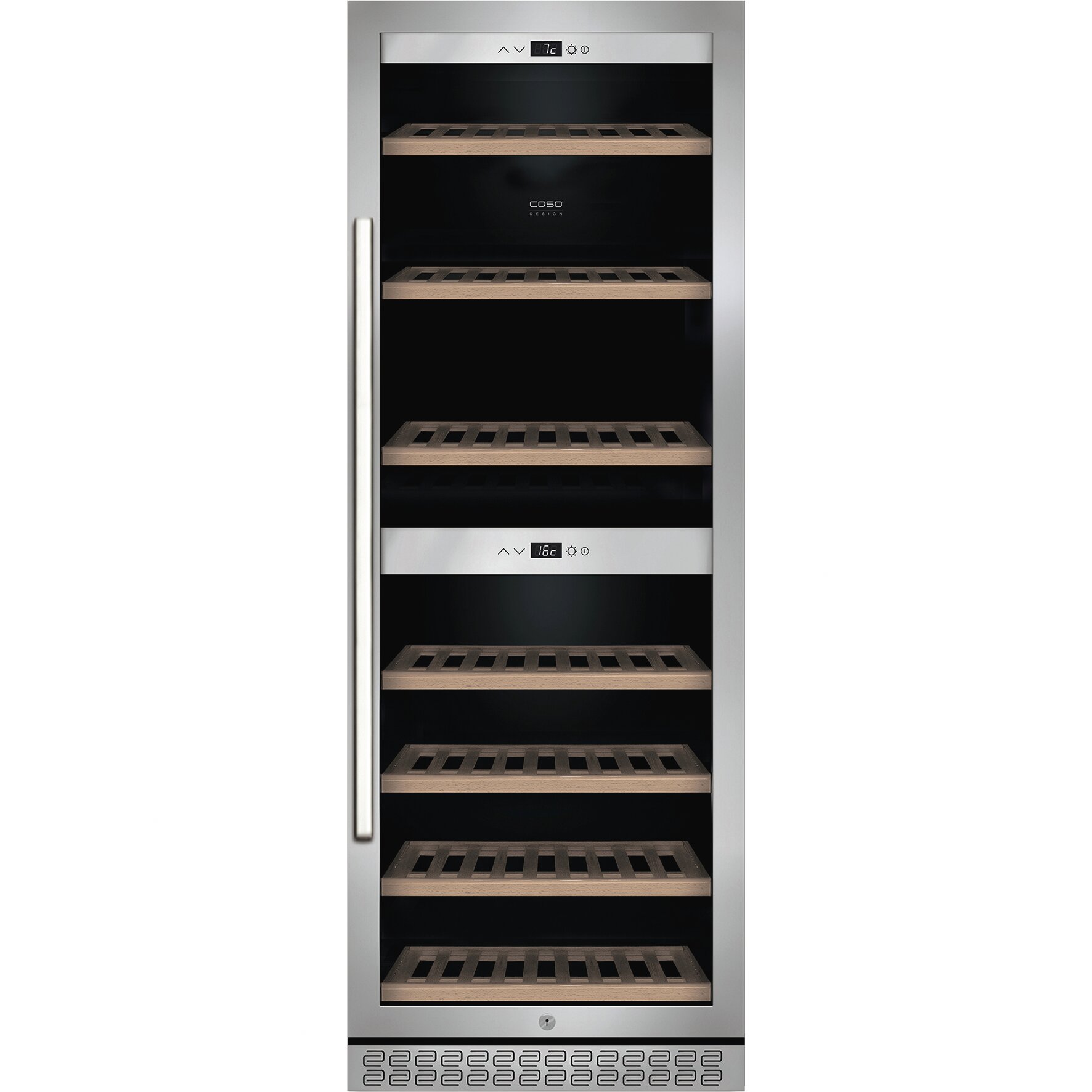 Weinkühlschrank 2 Zonen /  für 126 Flaschen, einbaufähig