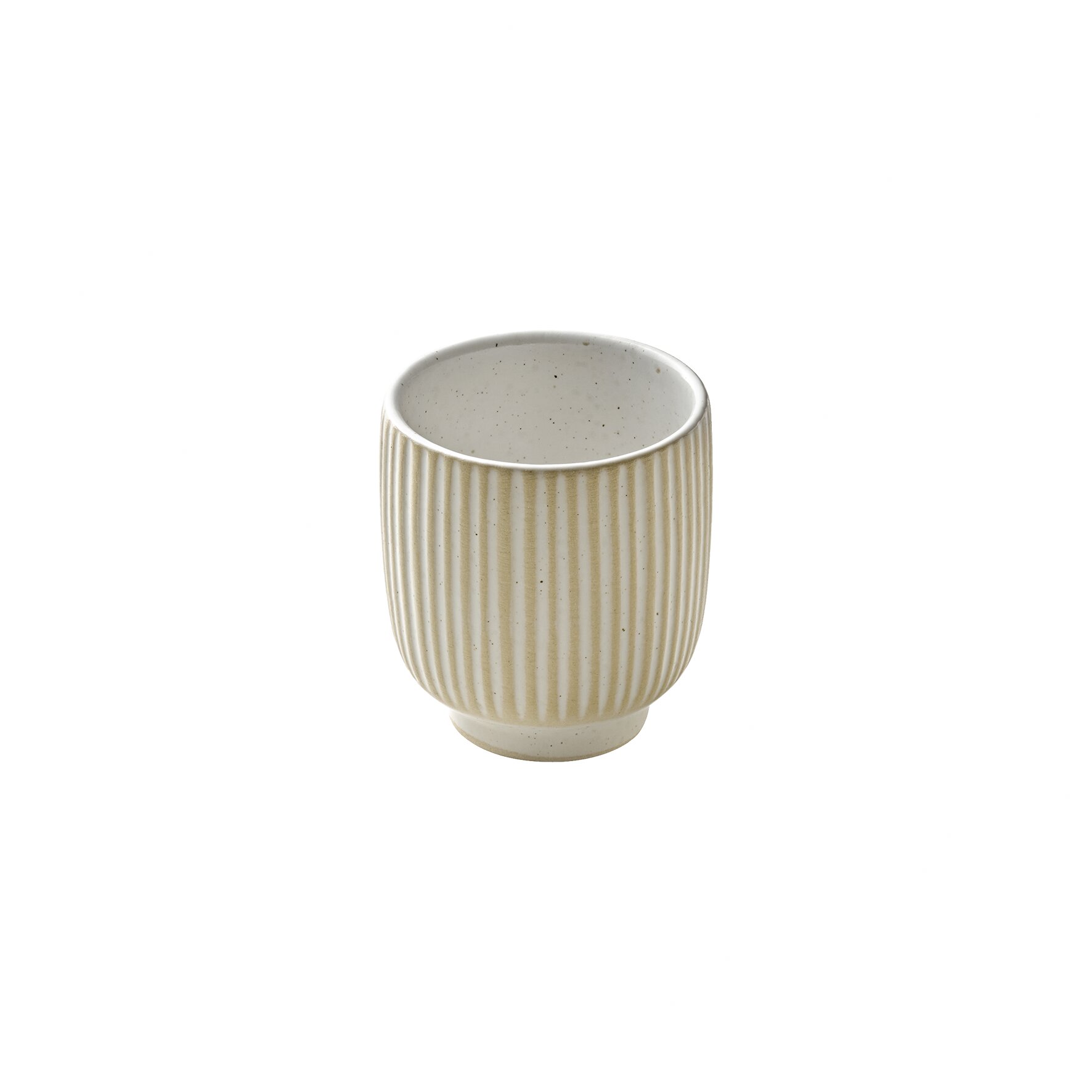 Tasse Relief 70 mm / 0,10 l weiß Nara weiß