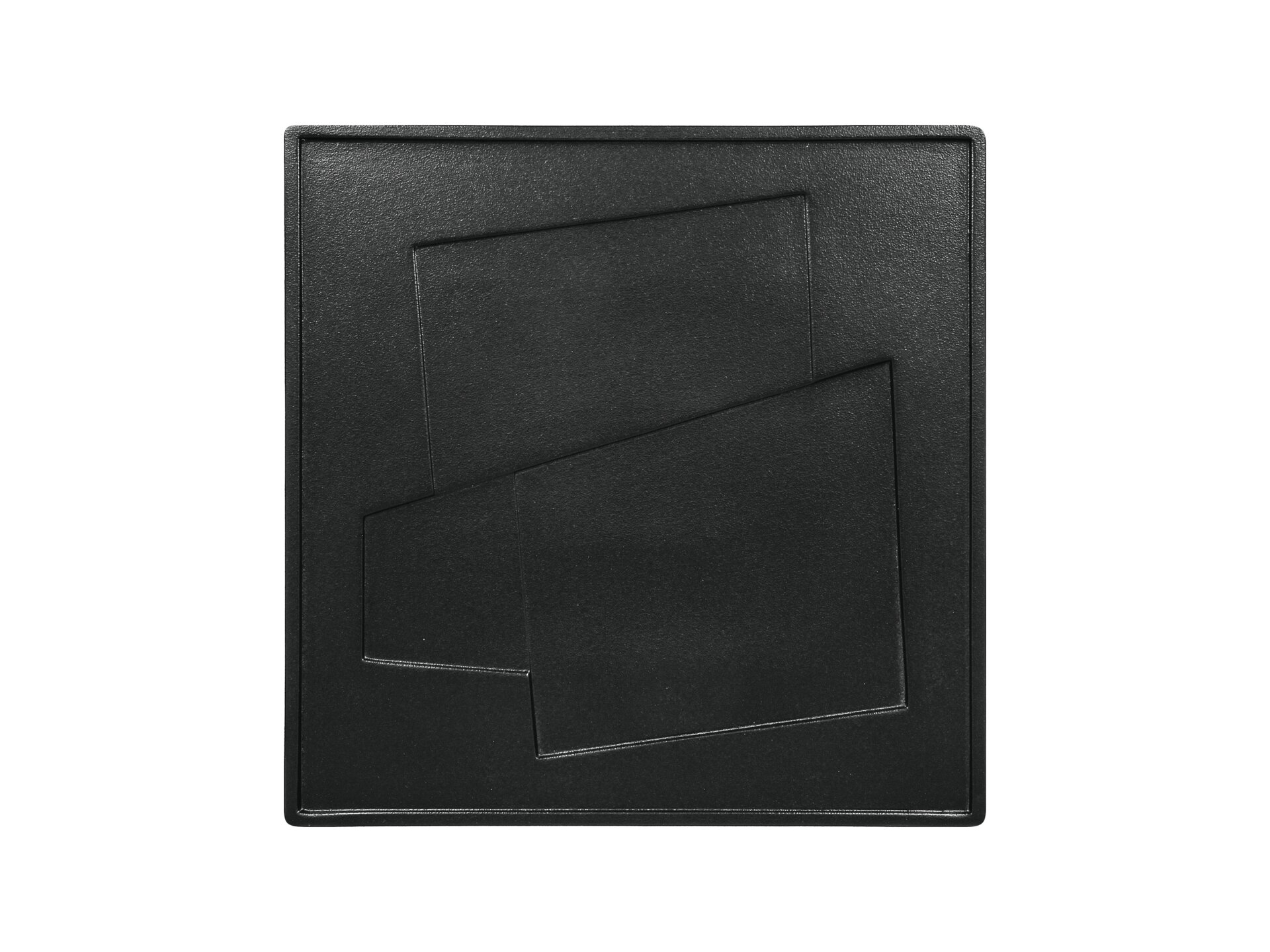 Platte quadratisch Wakasu 300 x 300 mm schwarz