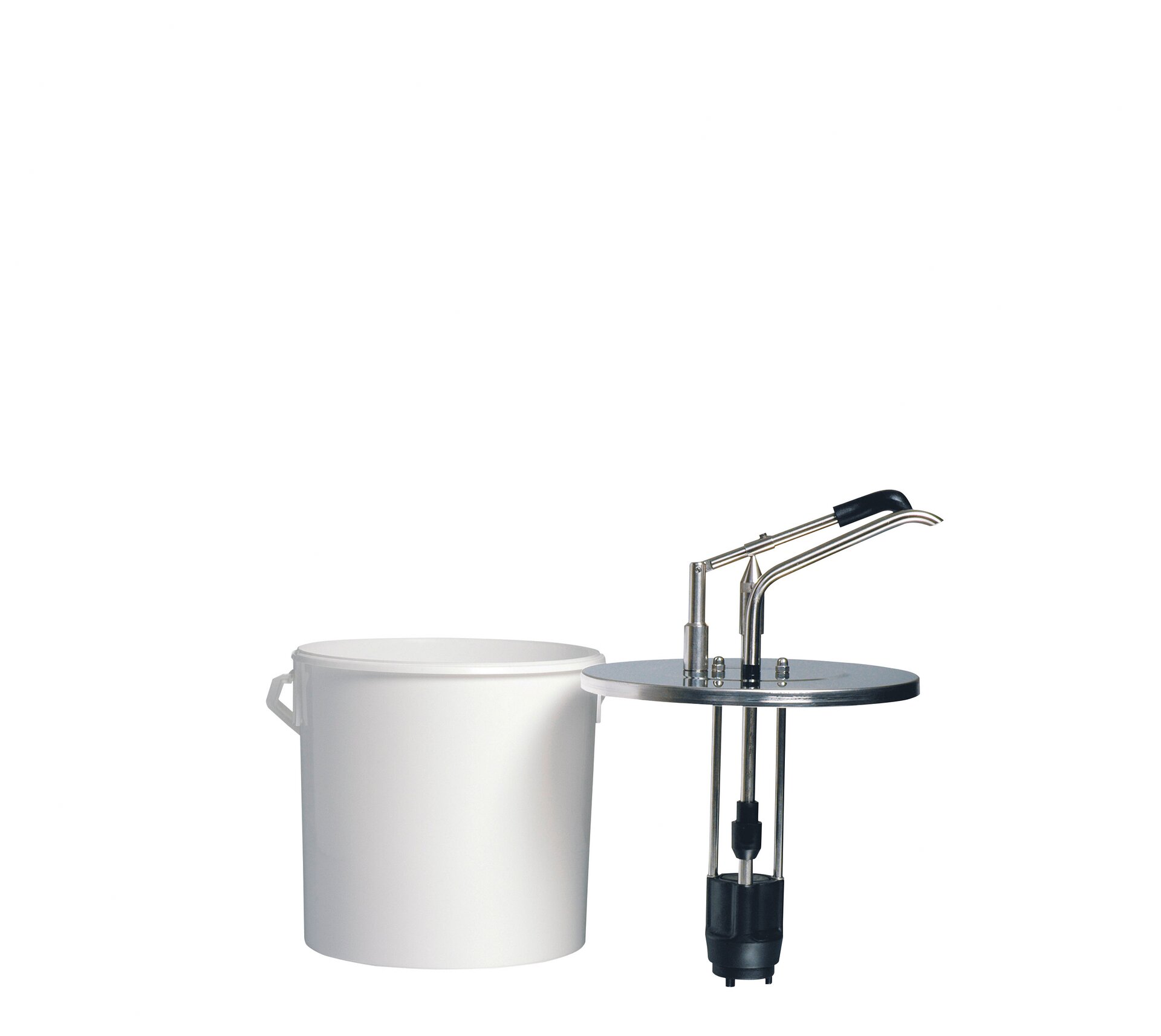 Dosierspender inkl. Kunststoff-Eimer 5 l 222 x 222 x 185 mm