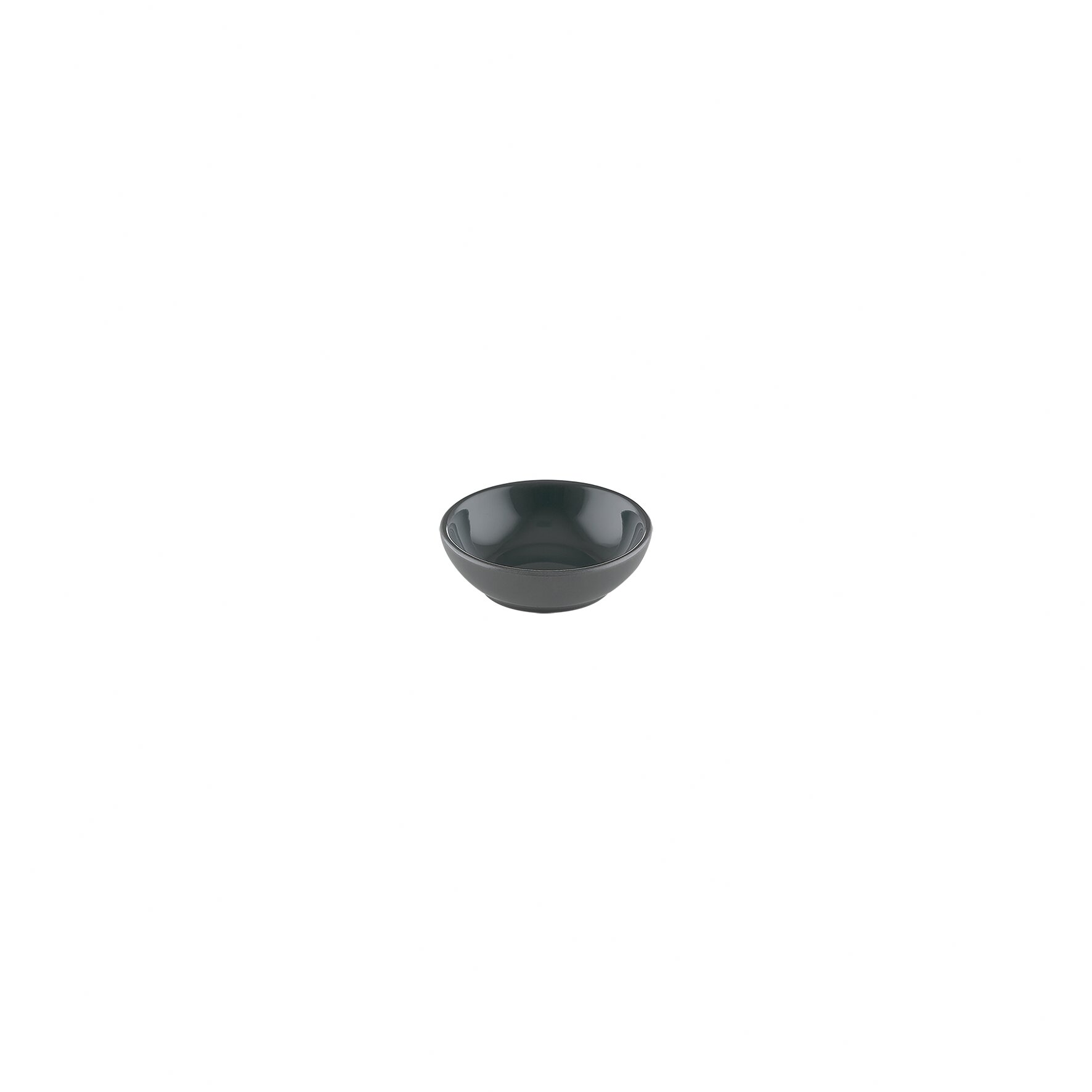 Schälchen rund 82 mm / 0,07 l black uni