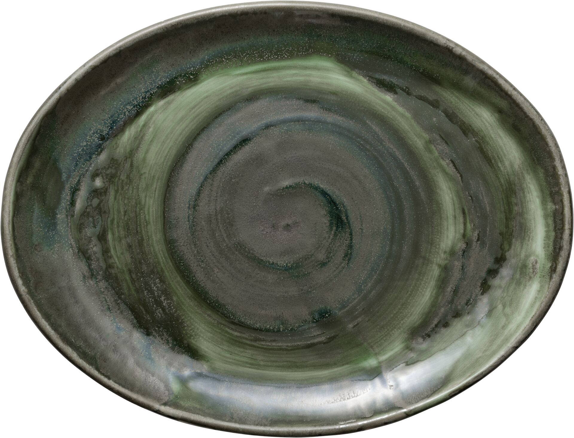 Porzellanserie "Heart & Soul" Avocado Platte Coup oval 31x24cm "Heart & Soul" Avocado