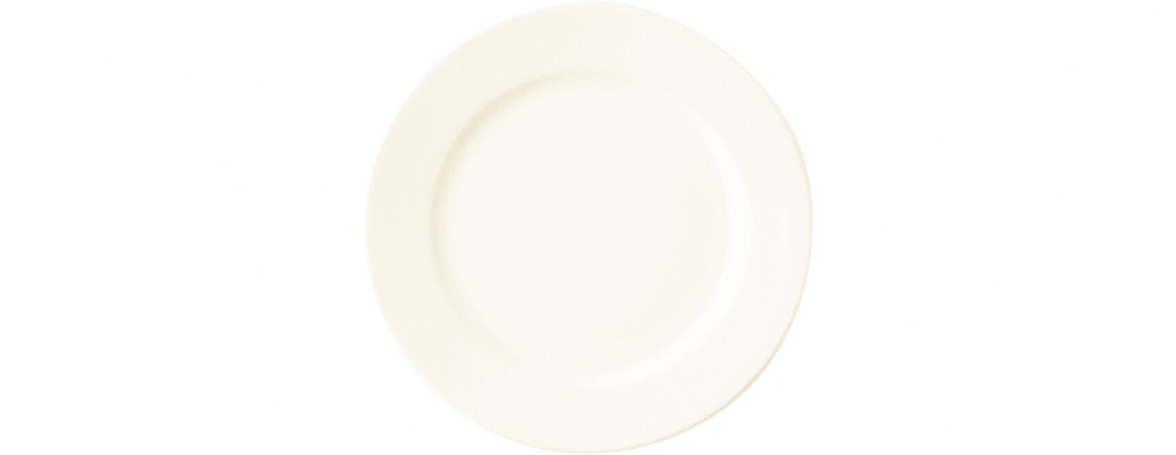 Teller flach 170 mm creme Banquet