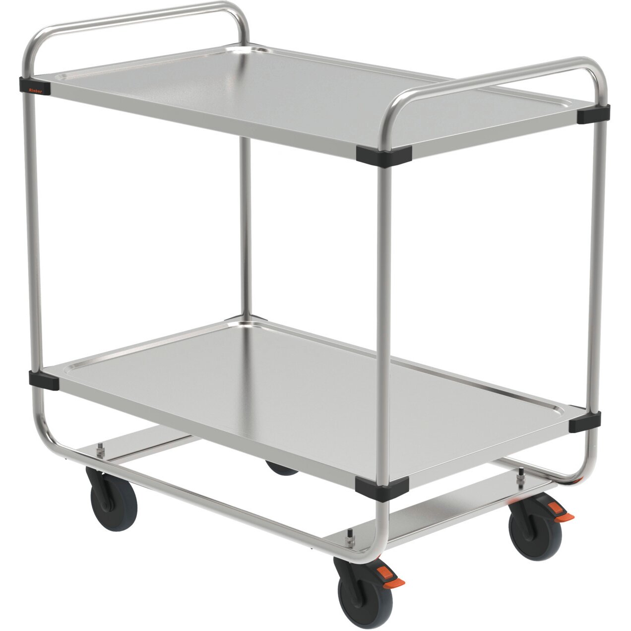 Servierwagen 2 Borden 1000 x 600 mm /  Tragkraft 160 kg / 1035 x 635 x 1043 mm