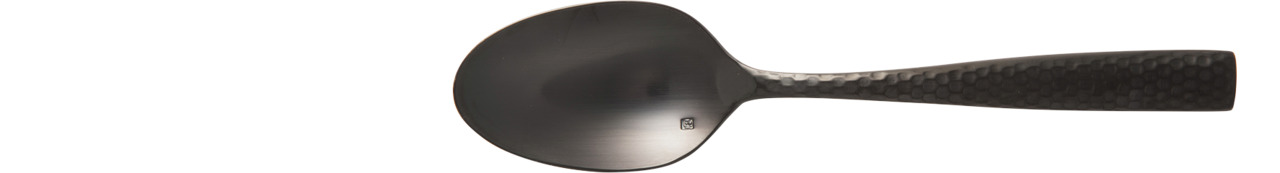 Dessertlöffel 184 mm schwarz matt Lucca Facet schwarz