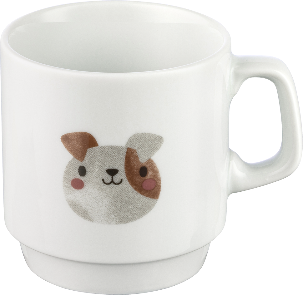 Tasse stapelbar 75 mm / 0,21 l Kids Country Friends B1100