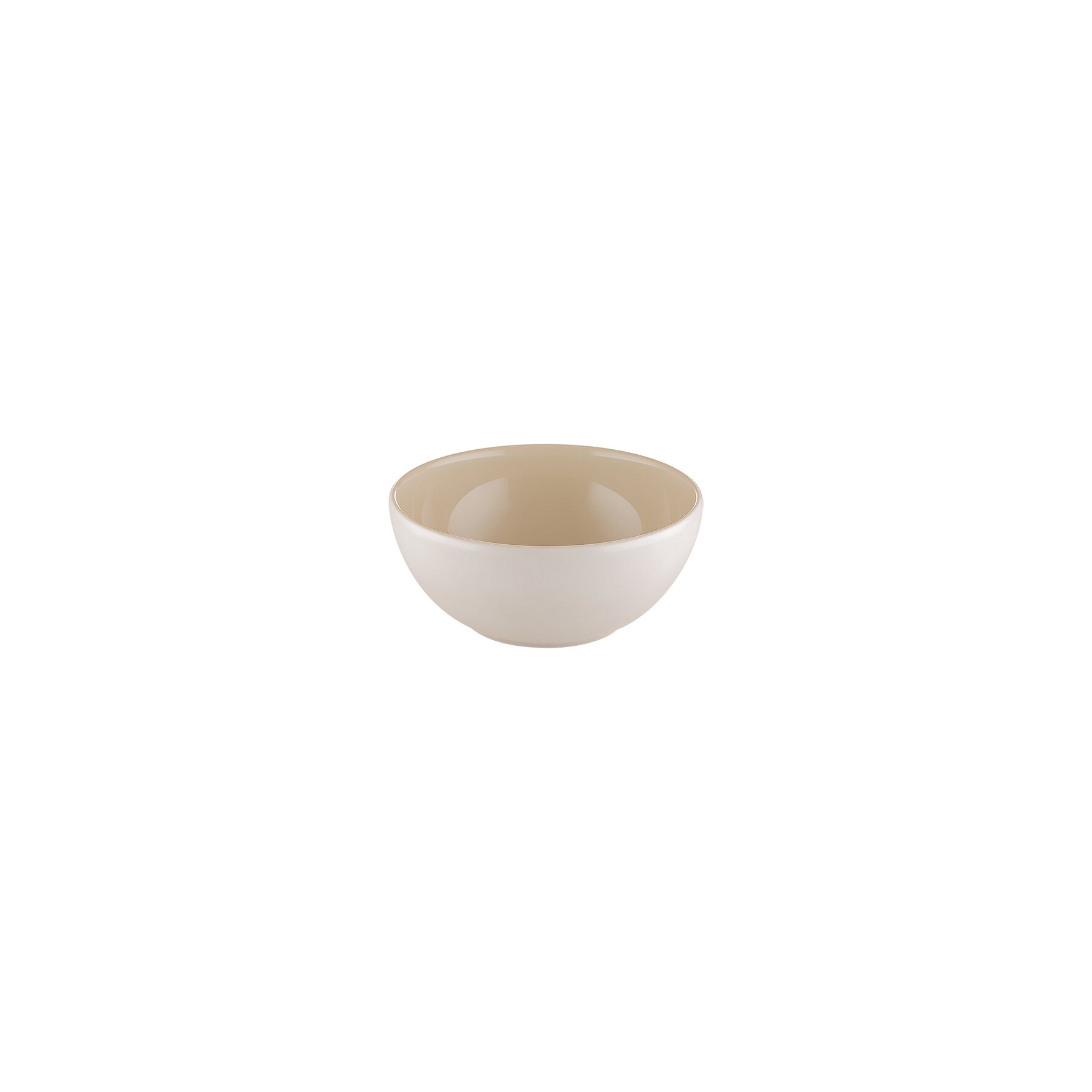 Schale rund 121 mm / 0,36 l beige uni