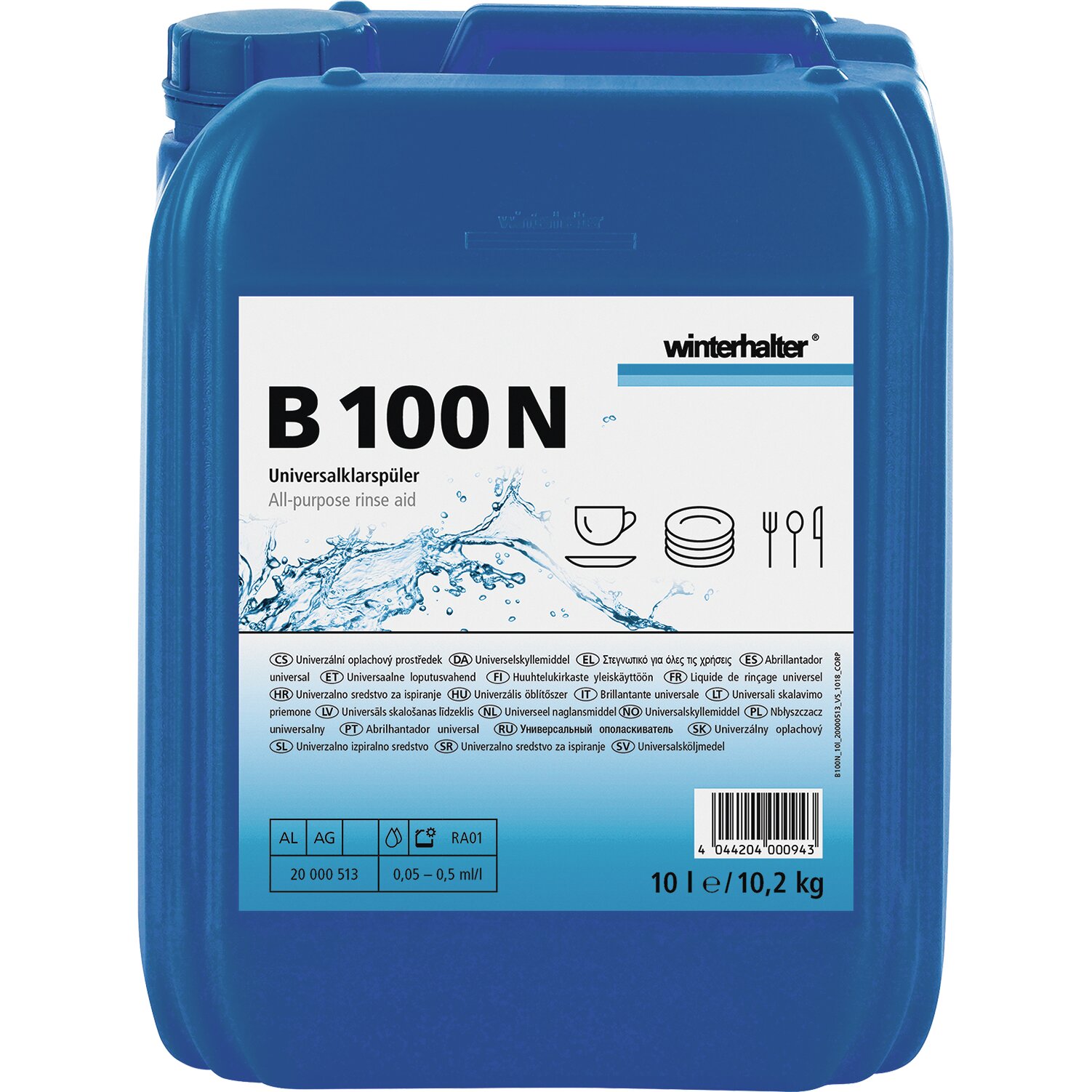 Universalklarspüler B 100 N / 10,00 l Kanister