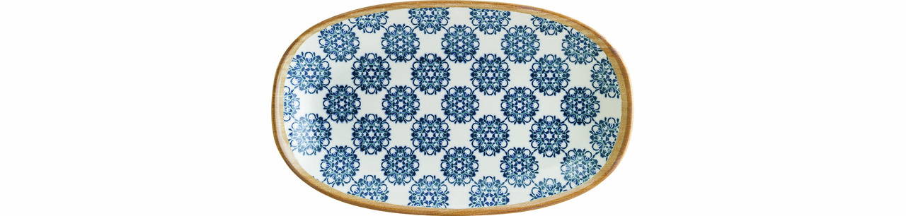 Platte oval Gourmet 150 x 90 mm Lotus