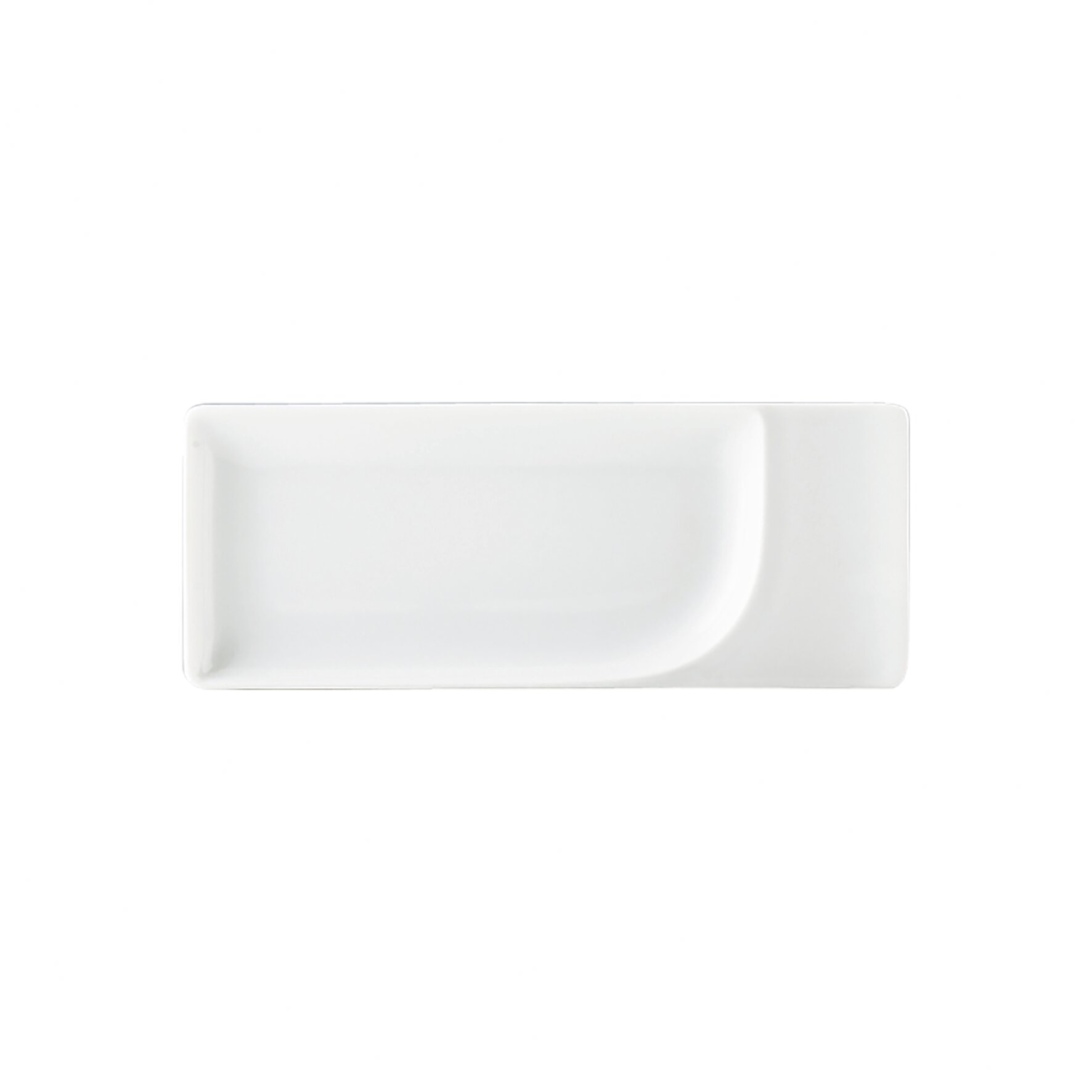 Platte rechteckig mit Fahne 198 x 79 mm