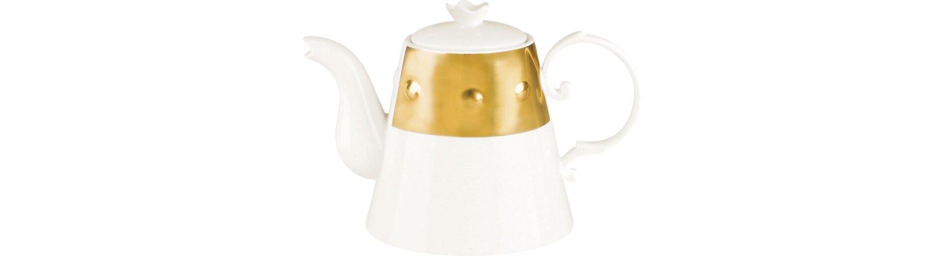 Teekanne mit Deckel Princess Golden 1,50 l crème Golden Ultra