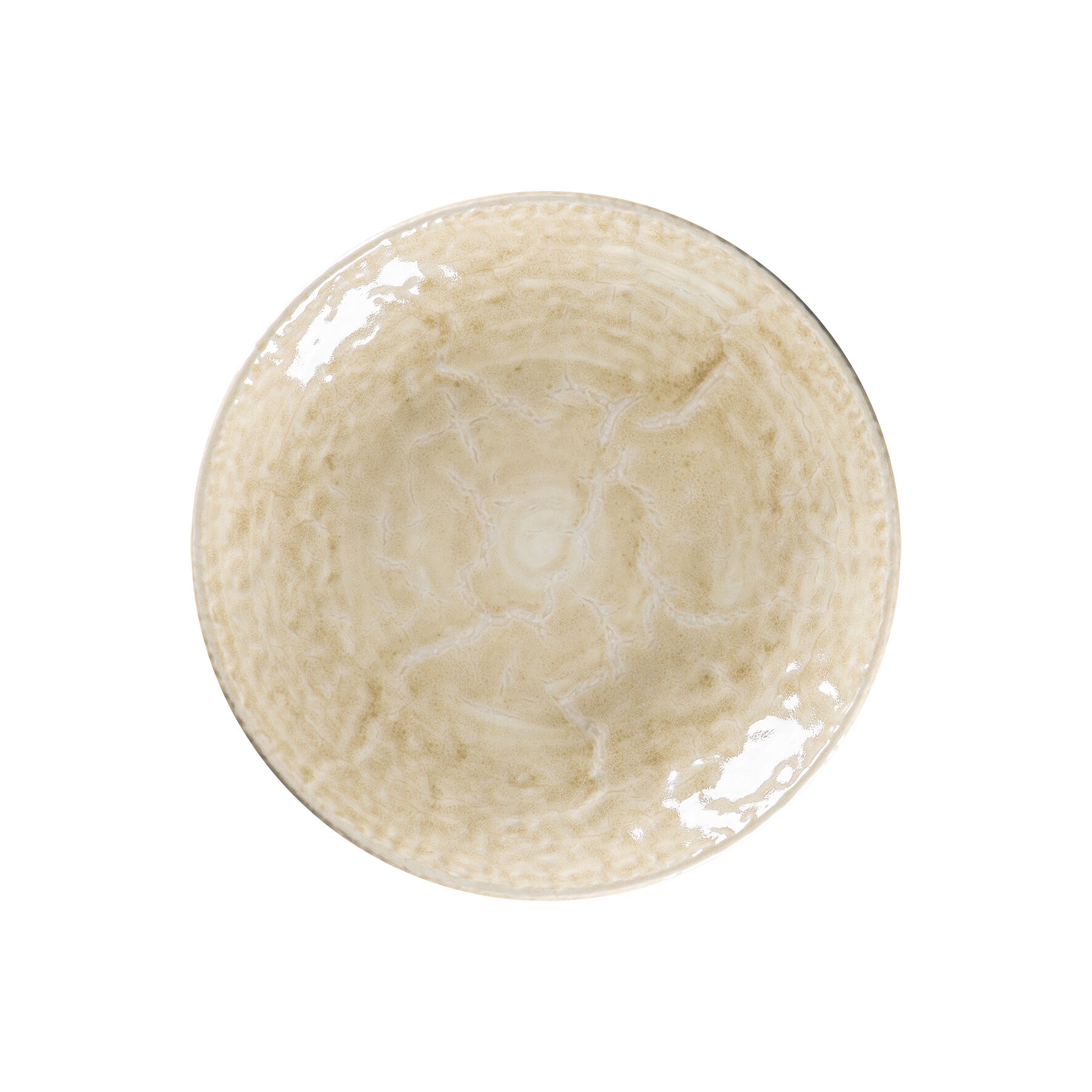 Coupteller tief rund 261 mm / 1,10 l Vanilla beige Krush Vanilla Beige