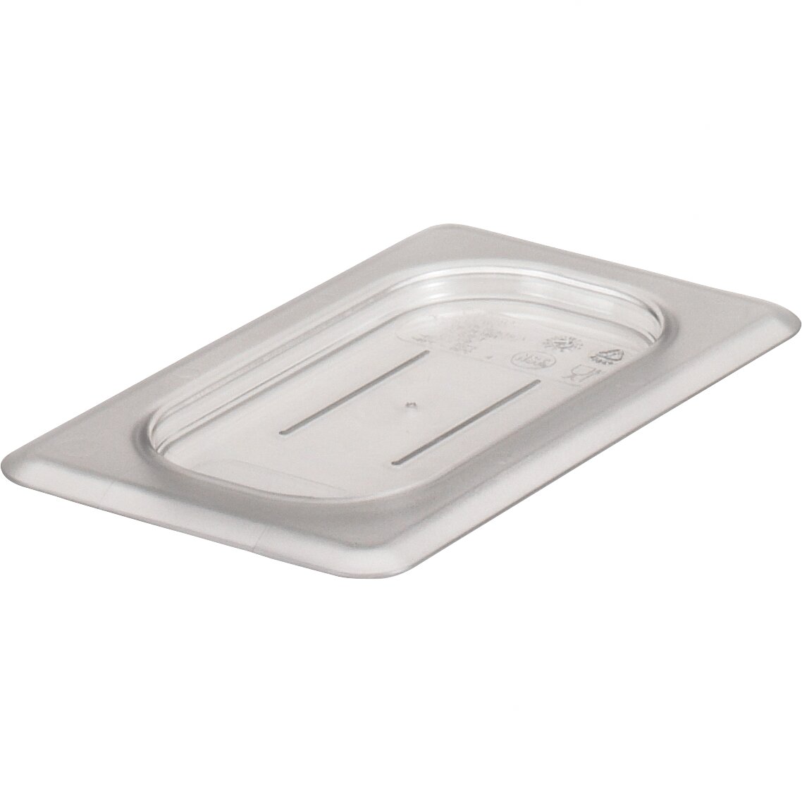 GN-Deckel GN 1/9 176 x 108 mm ohne Griff o. Aussparung Copolymer BPA-frei transp. black