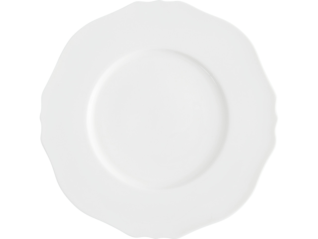 Teller flach mit Fahne 300 mm Contessa