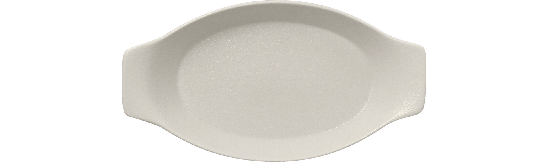 Schale oval mit Griffen 300 x 160 mm / 0,78 l sand