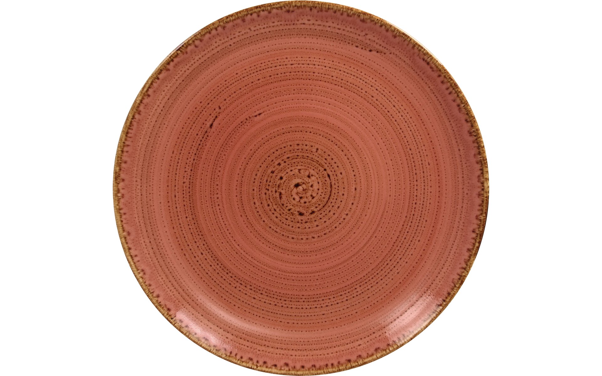 Coupteller flach 280 mm coral Twirl