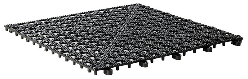 Abtropfmatte 330 x 330 x 15 mm schwarz