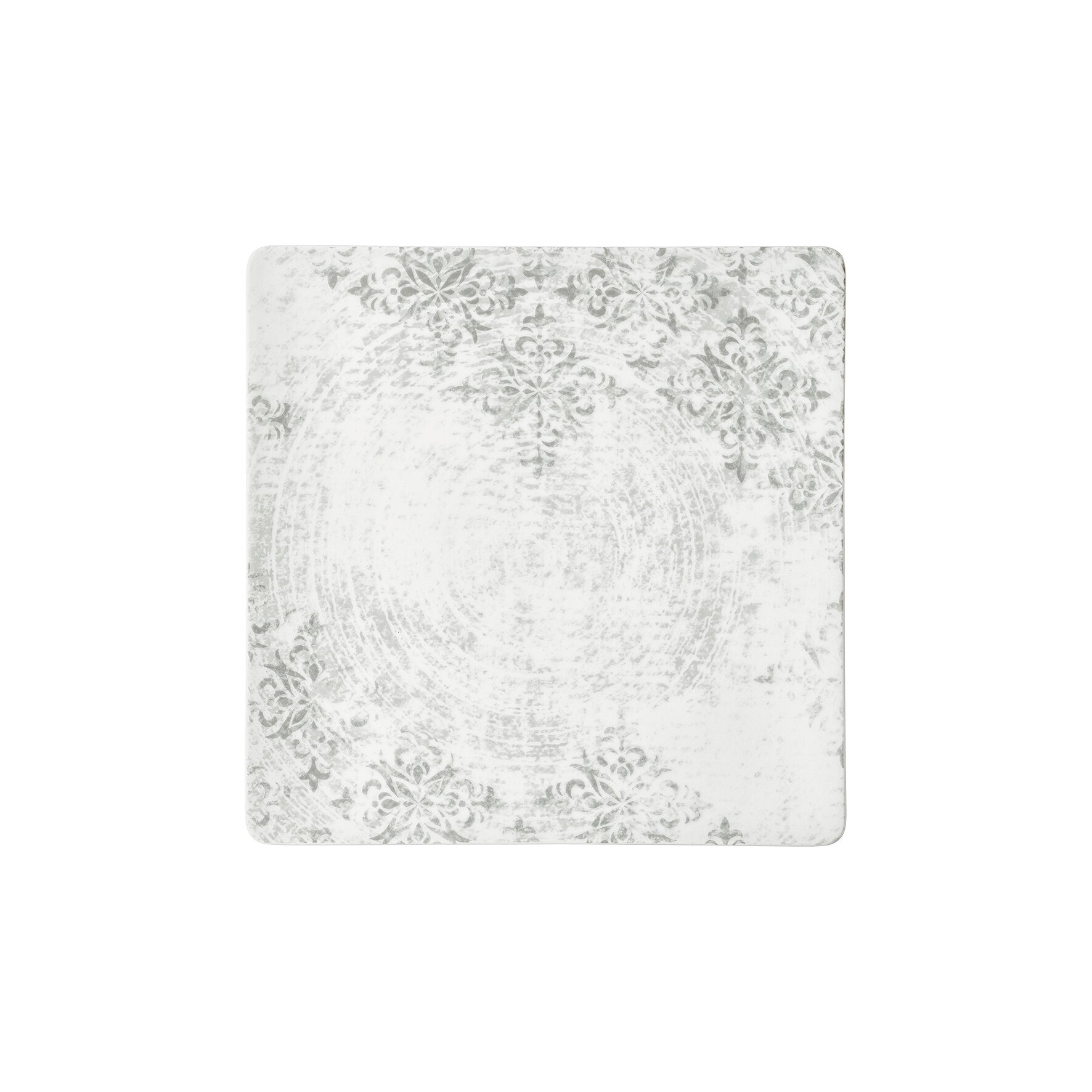 Coupteller flach eckig 205 x 205 mm Shabby Chic 2