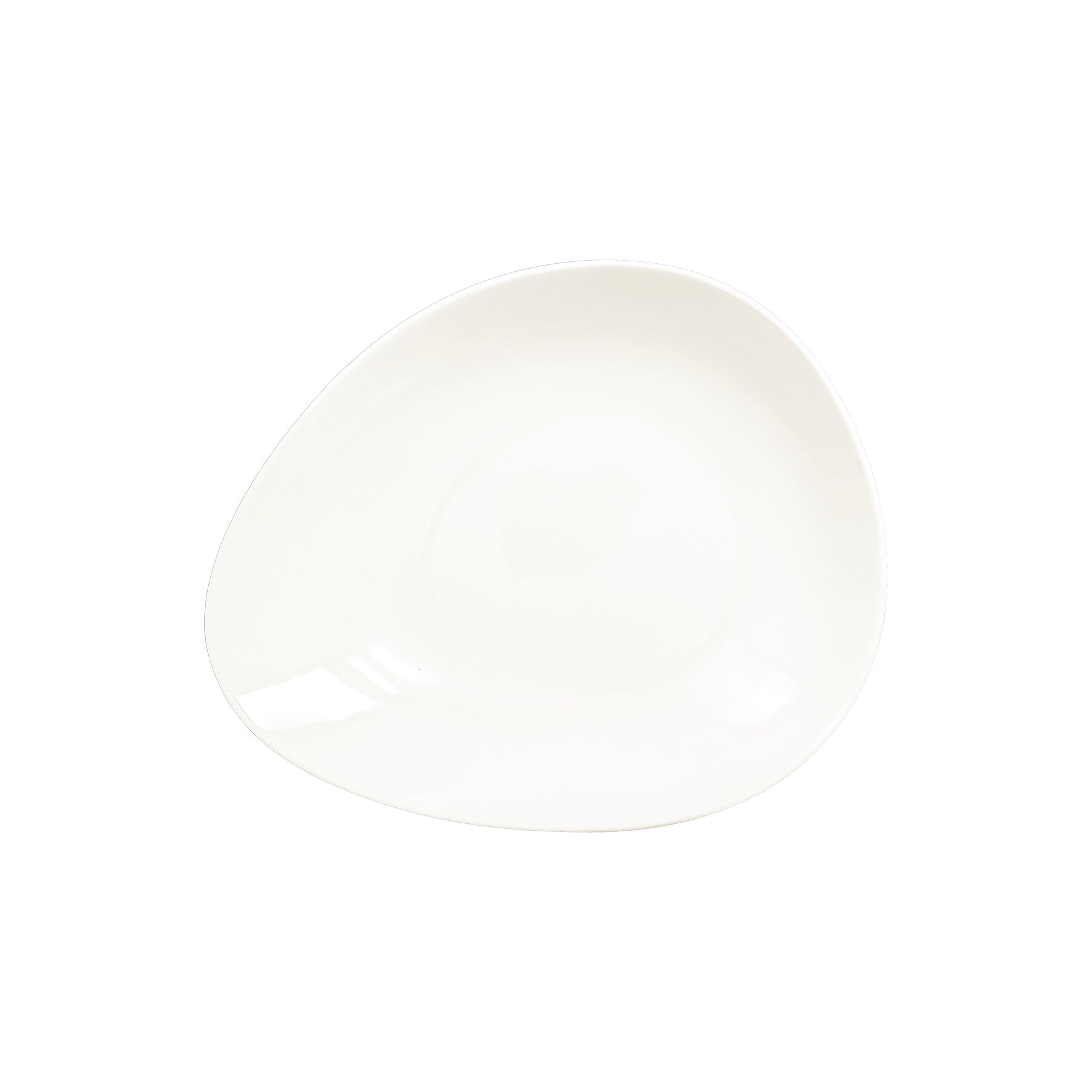 Salatschale shaped 280 x 230 mm / 1,12 l plain-white
